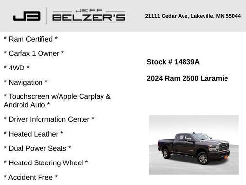 2024 RAM 2500 Laramie