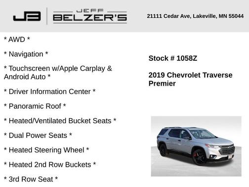 2019 Chevrolet Traverse Premier