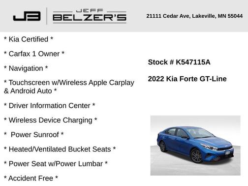 2022 Kia Forte GT-Line