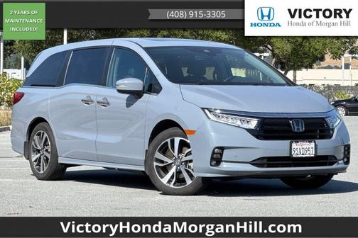 Sonic Gray Pearl 2024 Honda Odyssey Touring