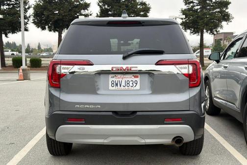 Satin Steel Metallic 2021 GMC Acadia SLE