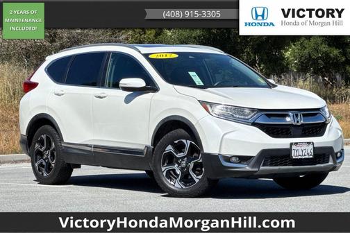 White Diamond Pearl 2017 Honda CR-V Touring