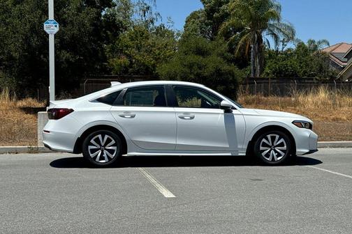 Platinum White Pearl 2026 Honda Civic LX