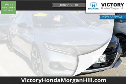 Lunar Silver Metallic 2022 Honda Accord Hybrid Sport