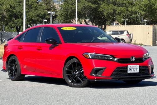 Rallye Red 2024 Honda Civic Sport