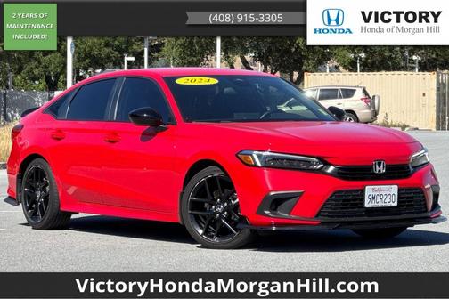 Rallye Red 2024 Honda Civic Sport