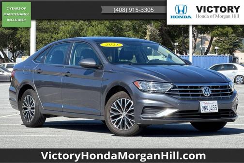 Platinum Gray Metallic 2021 Volkswagen Jetta 1.4T SE