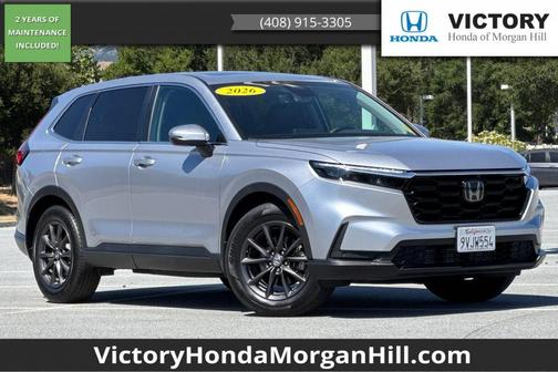 Solar Silver Metallic 2026 Honda CR-V EX-L