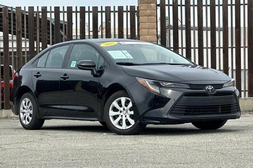 Midnight Black Metallic 2025 Toyota Corolla LE