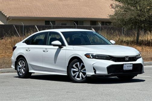 Platinum White Pearl 2026 Honda Civic LX
