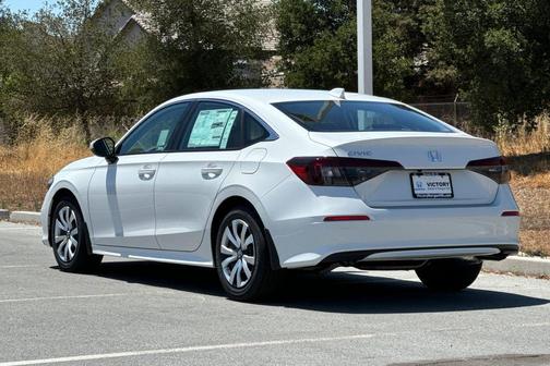Platinum White Pearl 2026 Honda Civic LX