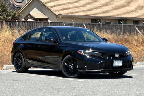 Crystal Black Pearl 2026 Honda Civic Hybrid Sport