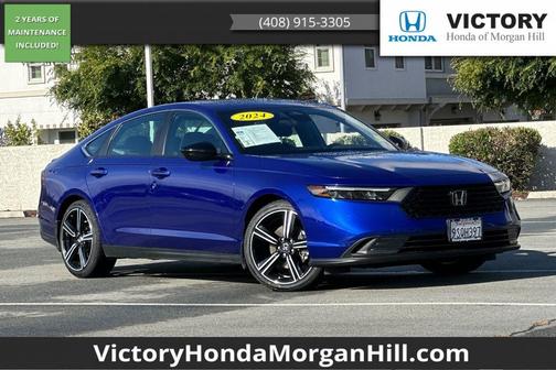 Still Night Pearl 2024 Honda Accord Hybrid Sport