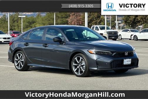 Meteorite Gray Metallic 2026 Honda Civic Hybrid Sport Touring