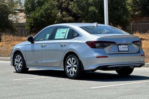 Solar Silver Metallic 2026 Honda Civic LX