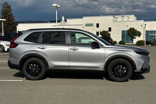 Solar Silver Metallic 2026 Honda CR-V Hybrid Sport-L