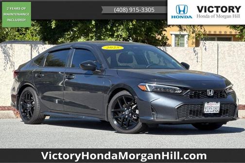 Meteorite Gray Metallic 2025 Honda Civic Sport