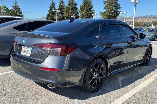 Meteorite Gray Metallic 2025 Honda Civic Sport