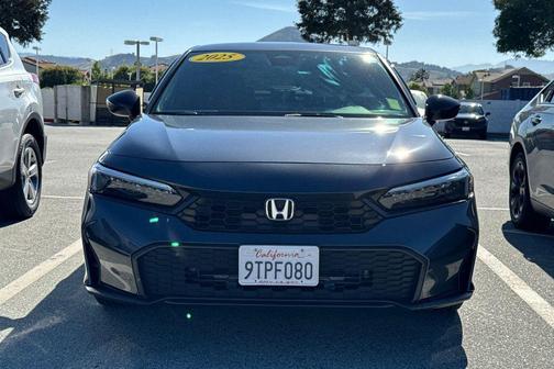 Meteorite Gray Metallic 2025 Honda Civic Sport