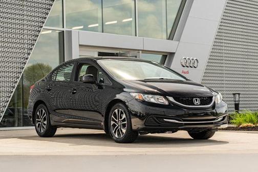 Crystal Black Pearl 2013 Honda Civic EX