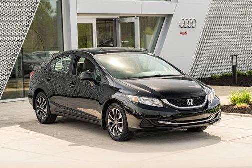 Crystal Black Pearl 2013 Honda Civic EX