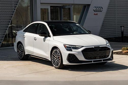 Glacier White Metallic 2026 Audi S3 TFSI quattro S tronic