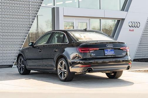 Mythos Black Metallic 2018 Audi A4 2.0T Tech Premium