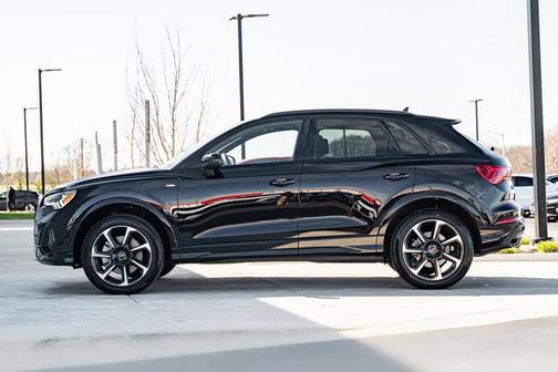 Mythos Black Metallic 2025 Audi Q3 45 S line Premium Plus