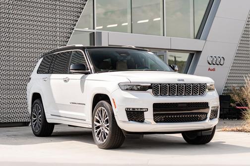 Bright White Clearcoat 2021 Jeep Grand Cherokee L Summit Reserve