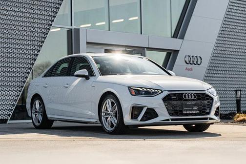 Glacier White Metallic 2023 Audi A4 45 S line Premium Plus