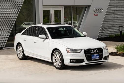 Glacier White Metallic 2014 Audi A4 2.0T Premium Plus