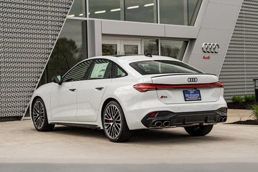 Glacier White Metallic 2026 Audi S5 Premium Plus TFSI quattro S tronic