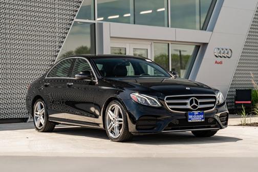 Black 2018 Mercedes-Benz E-Class 4MATIC