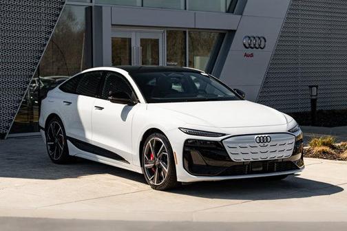 Glacier White 2025 Audi S6 e-tron Prestige