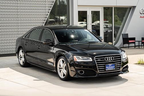 Mythos Black Metallic 2017 Audi A8 Sport