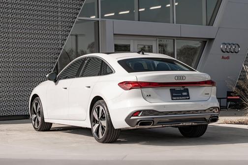 Glacier White Metallic 2025 Audi A5 Prestige TFSI quattro S tronic