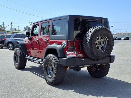 Red 2012 Jeep Wrangler Unlimited Rubicon
