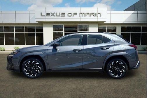 Cloudburst Gray with Obsidian Roof 2024 Lexus UX 250h F Sport