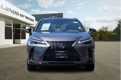 Cloudburst Gray with Obsidian Roof 2024 Lexus UX 250h F Sport