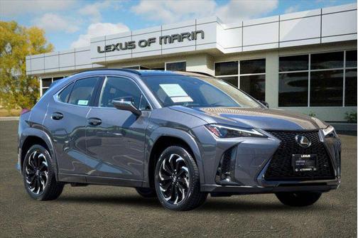 Cloudburst Gray with Obsidian Roof 2024 Lexus UX 250h F Sport