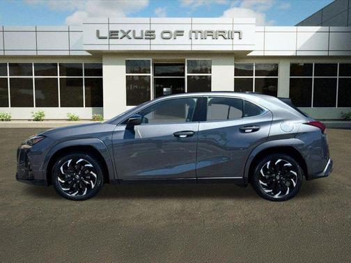 Cloudburst Gray with Obsidian Roof 2024 Lexus UX 250h F Sport