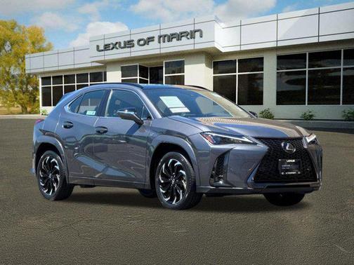 Cloudburst Gray with Obsidian Roof 2024 Lexus UX 250h F Sport