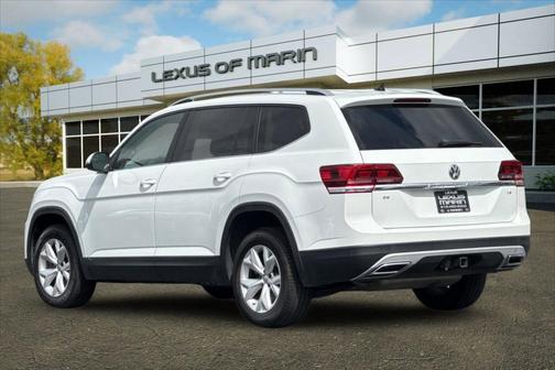 Pure White 2019 Volkswagen Atlas 3.6L SE