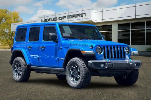 Hydro Blue Pearlcoat 2023 Jeep Wrangler 4xe Rubicon