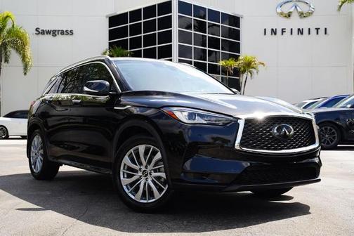 Black Obsidian 2023 INFINITI QX50 LUXE