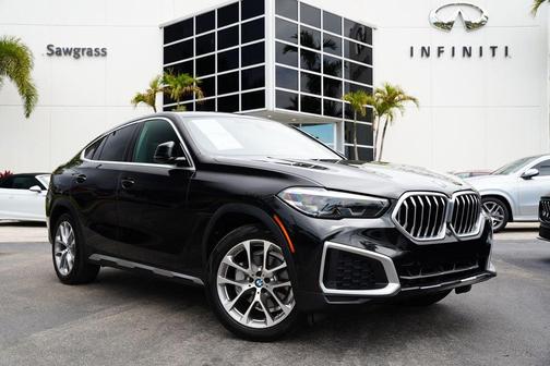 Black Sapphire Metallic 2022 BMW X6 xDrive40i