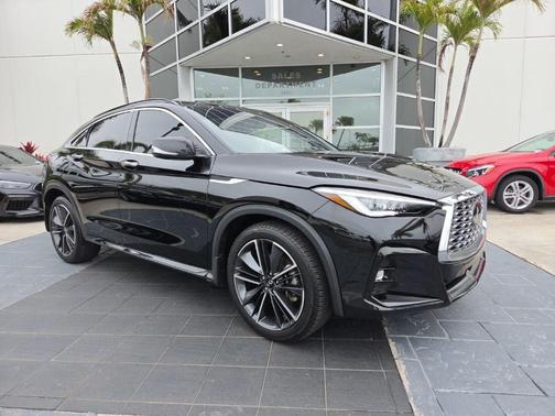 Black Obsidian 2023 INFINITI QX55 ESSENTIAL