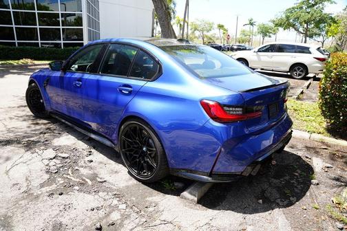 Blue Metallic 2024 BMW M3 Competition xDrive