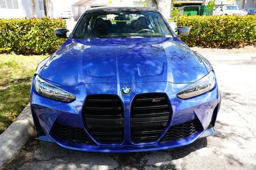 Blue Metallic 2024 BMW M3 Competition xDrive
