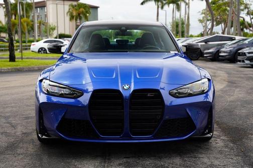Blue Metallic 2024 BMW M3 Competition xDrive